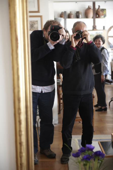 Jean Claude Courat, French artist, his work, studio, materials and apartment.
��Charlie Hopkinson 2010